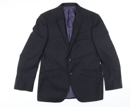 Mens UK Size 38 M&S Regular Black Suit Jacket
