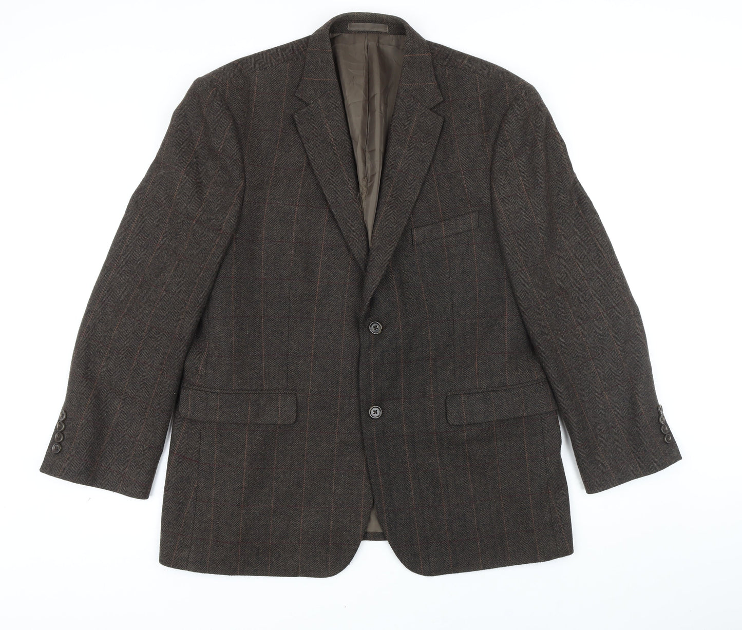 Mens UK Size 42 Greenwoods Regular Brown Suit Jacket