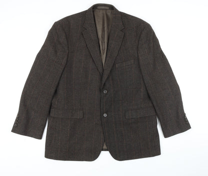 Mens UK Size 42 Greenwoods Regular Brown Suit Jacket
