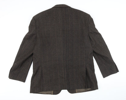 Mens UK Size 42 Greenwoods Regular Brown Suit Jacket