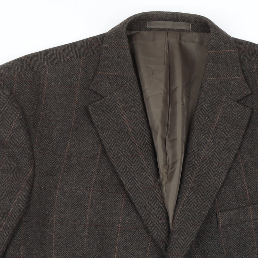 Mens UK Size 42 Greenwoods Regular Brown Suit Jacket