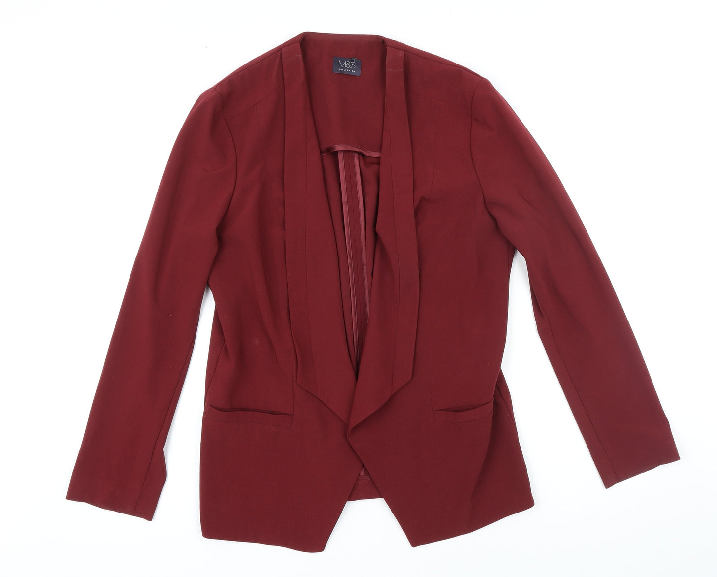 Womens UK Size 10 M&S Red Jacket