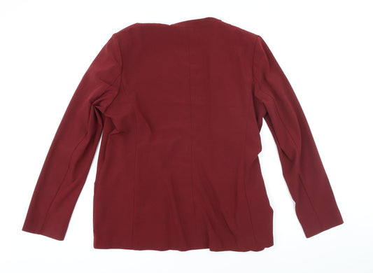 Womens UK Size 10 M&S Red Jacket