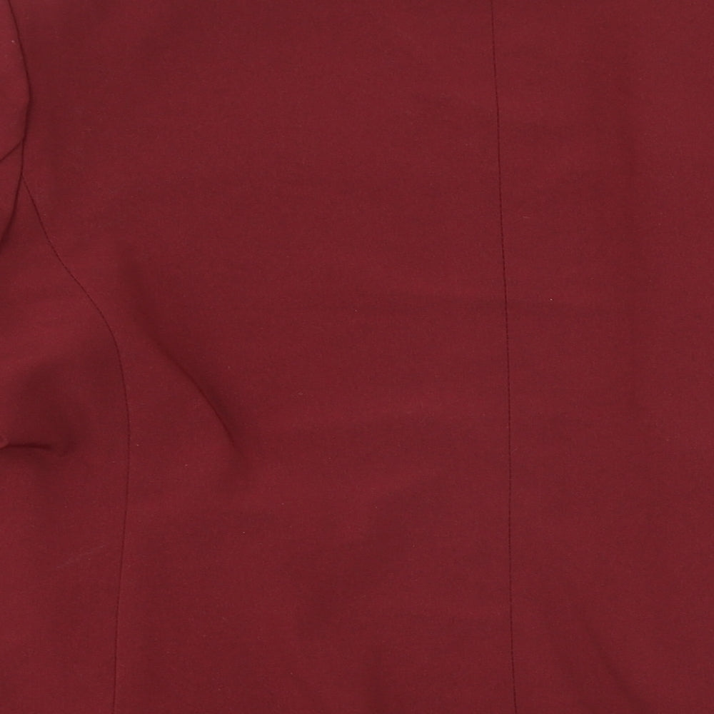 Womens UK Size 10 M&S Red Jacket