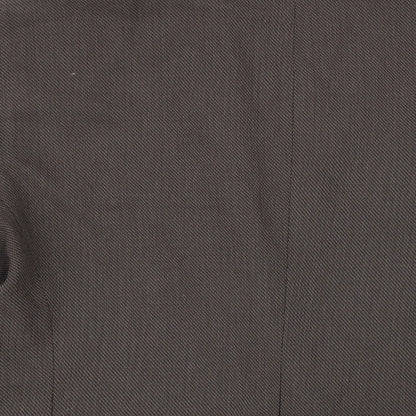 M&S Womens Brown Gilet Blazer Size 20 Button