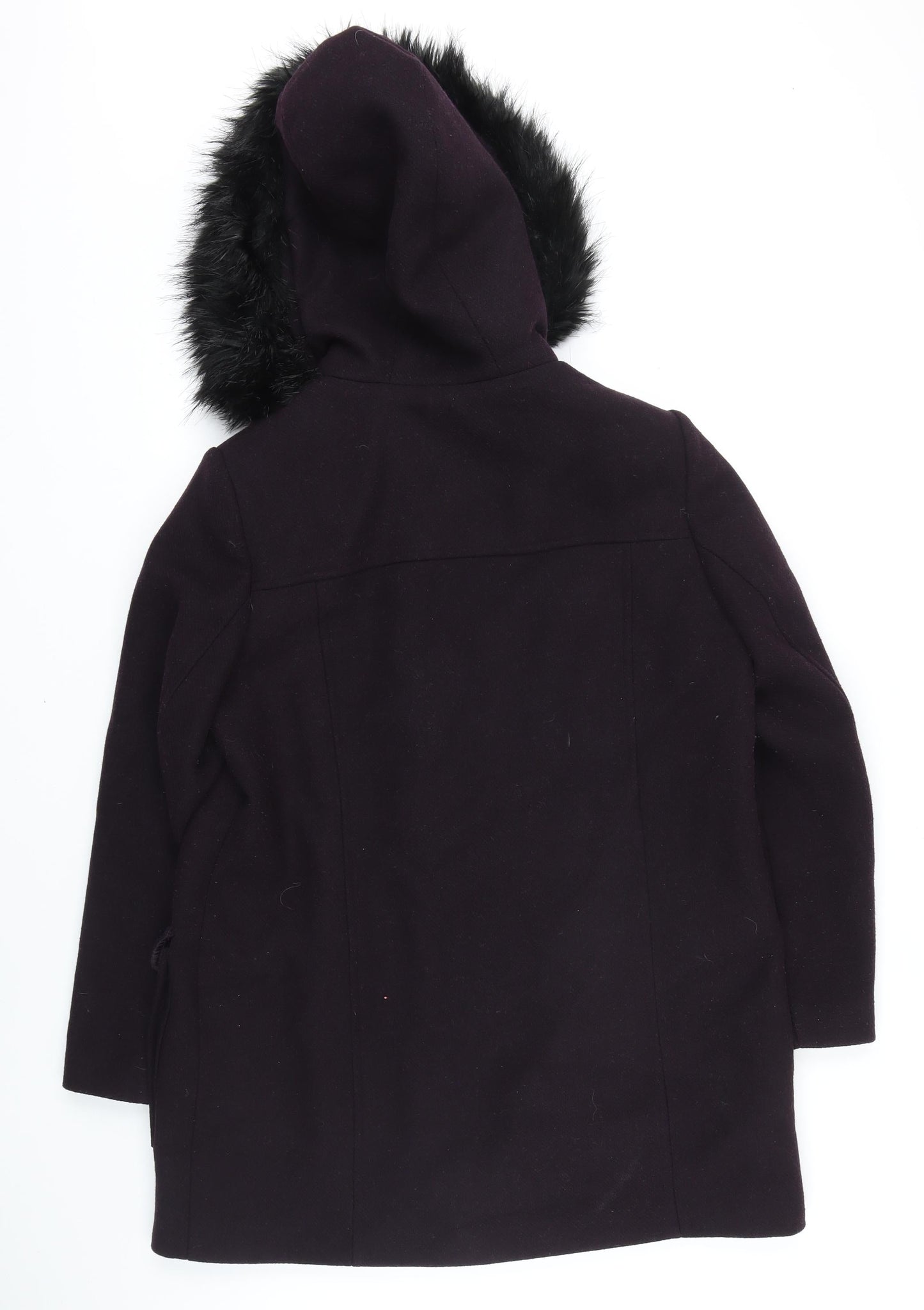 Womens UK Size 14 M&S Purple Overcoat