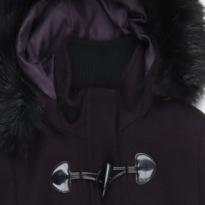 Womens UK Size 14 M&S Purple Overcoat
