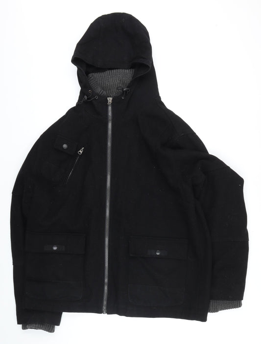 Mens UK Size XL Lee Cooper Black Jacket
