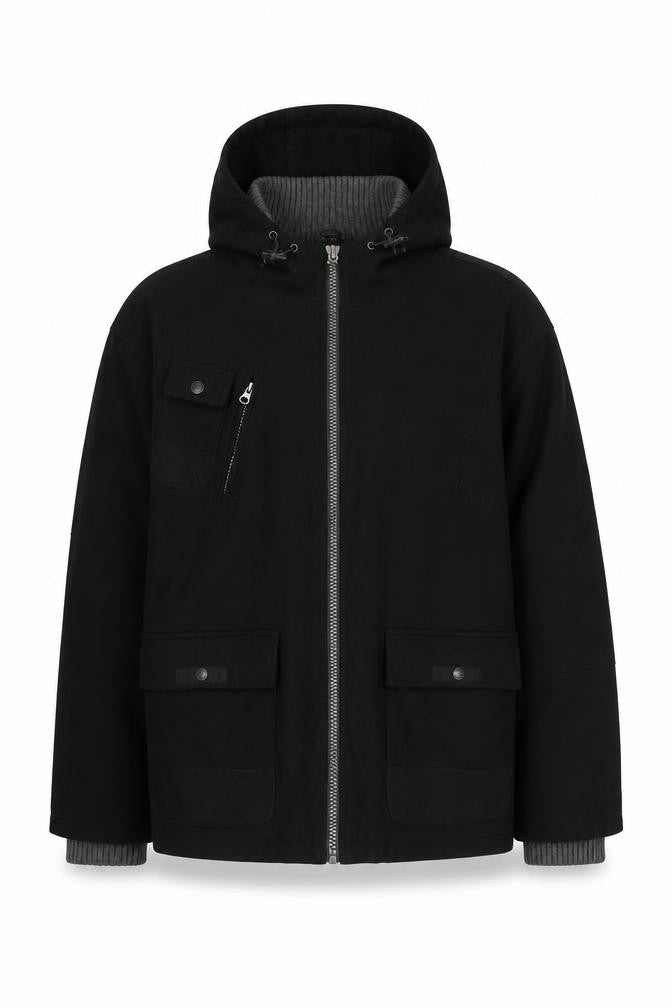 Mens UK Size XL Lee Cooper Black Jacket