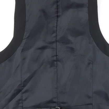 Mens UK Size 40 Topman Regular Black Suit Jacket