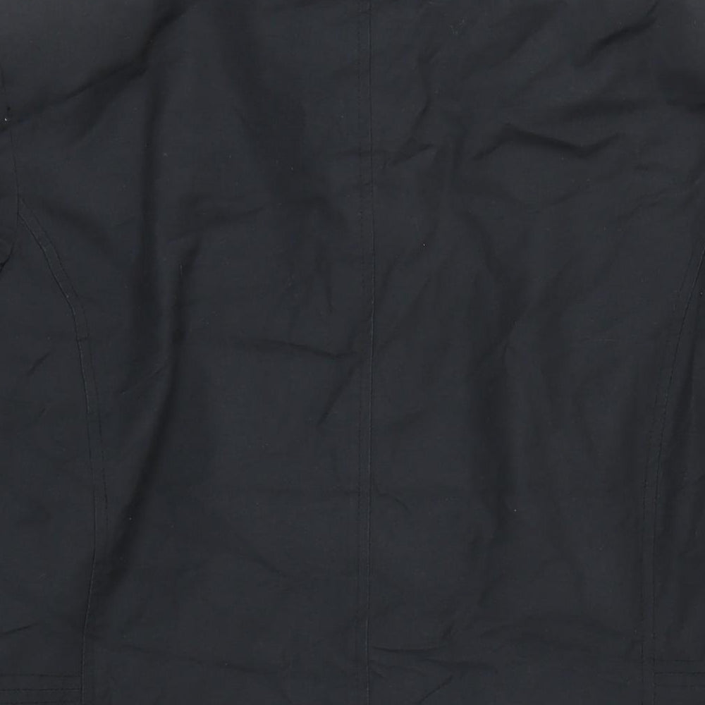 Womens UK Size 16 EWM Black Overcoat