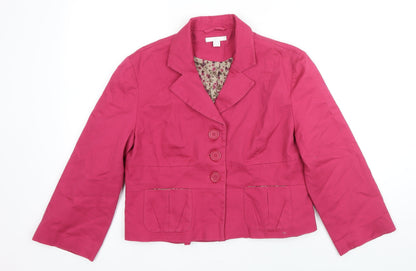 Womens UK Size 16 TCM Pink Jacket