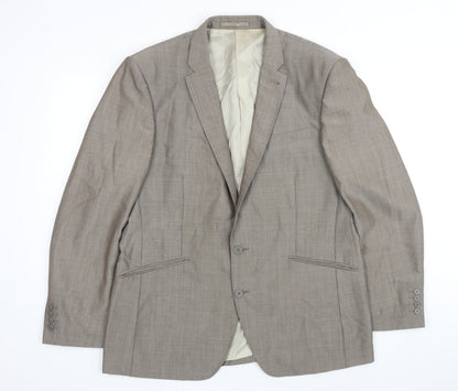 Mens UK Size 44 Jones Regular Brown Suit Jacket
