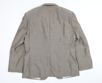 Mens UK Size 44 Jones Regular Brown Suit Jacket