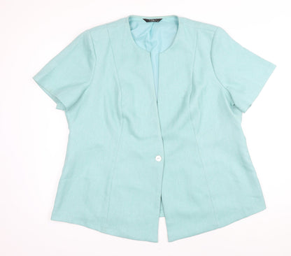 Womens UK Size 22 BM Green Jacket