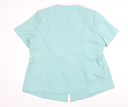 Womens UK Size 22 BM Green Jacket