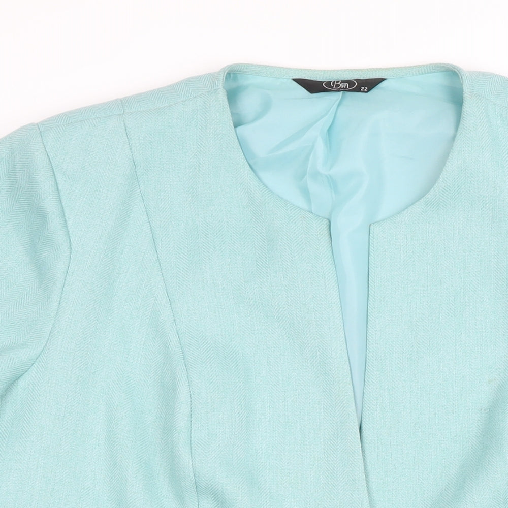 Womens UK Size 22 BM Green Jacket