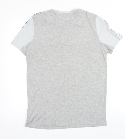 Mens UK Size L Boohoo Man Grey  T-Shirt