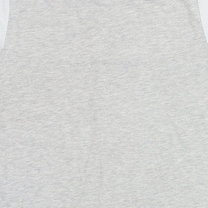 Mens UK Size L Boohoo Man Grey  T-Shirt