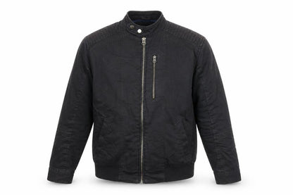 Mens UK Size One Size River Island Black Bomber Jacket