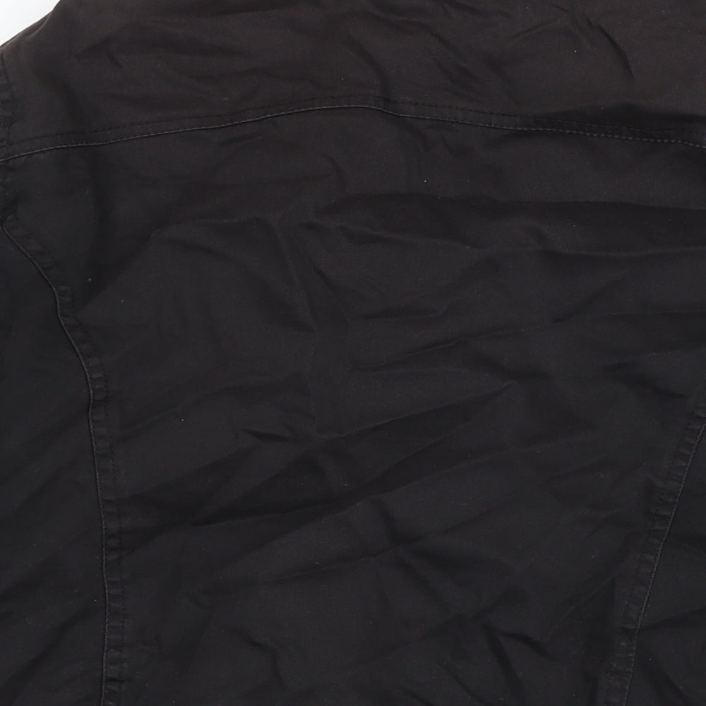 Mens UK Size One Size River Island Black Bomber Jacket