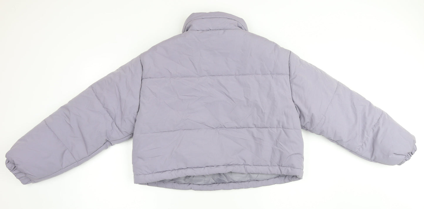 Womens UK Size 6 ASOS Purple Puffer Jacket