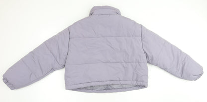 Womens UK Size 6 ASOS Purple Puffer Jacket