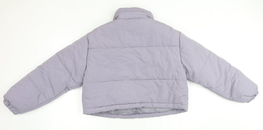 Womens UK Size 6 ASOS Purple Puffer Jacket