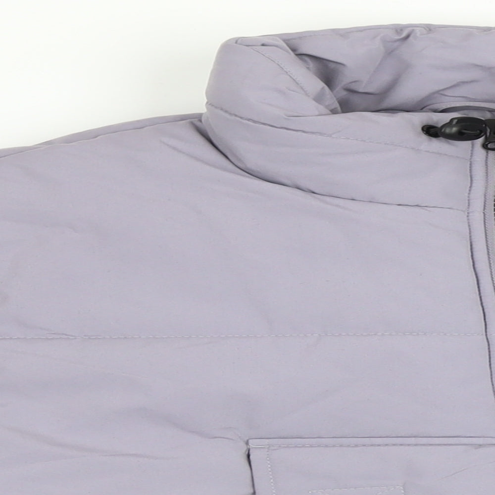 Womens UK Size 6 ASOS Purple Puffer Jacket