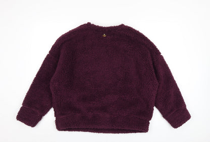 Womens UK Size M Marks and Spencer Purple Pullover Sweatshirt