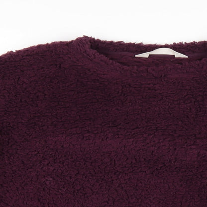Womens UK Size M Marks and Spencer Purple Pullover Sweatshirt
