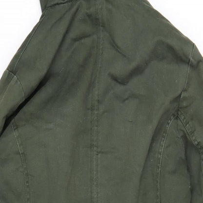 Womens UK Size 8 Select Green Parka Coat