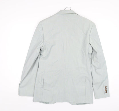 Mens UK Size 36 Marks and Spencer Regular Green Suit Jacket