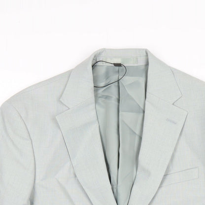 Mens UK Size 36 Marks and Spencer Regular Green Suit Jacket