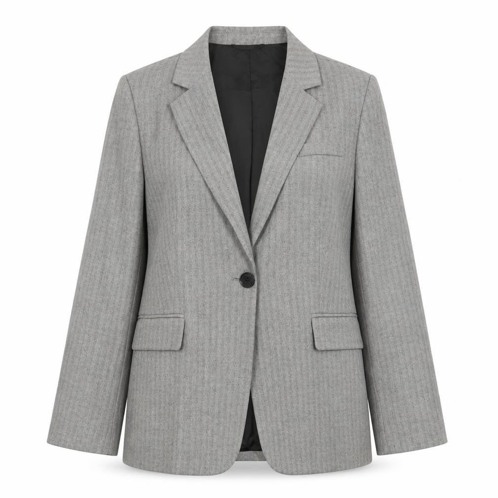 Womens UK Size 10 Marks and Spencer Regular Grey Blazer
