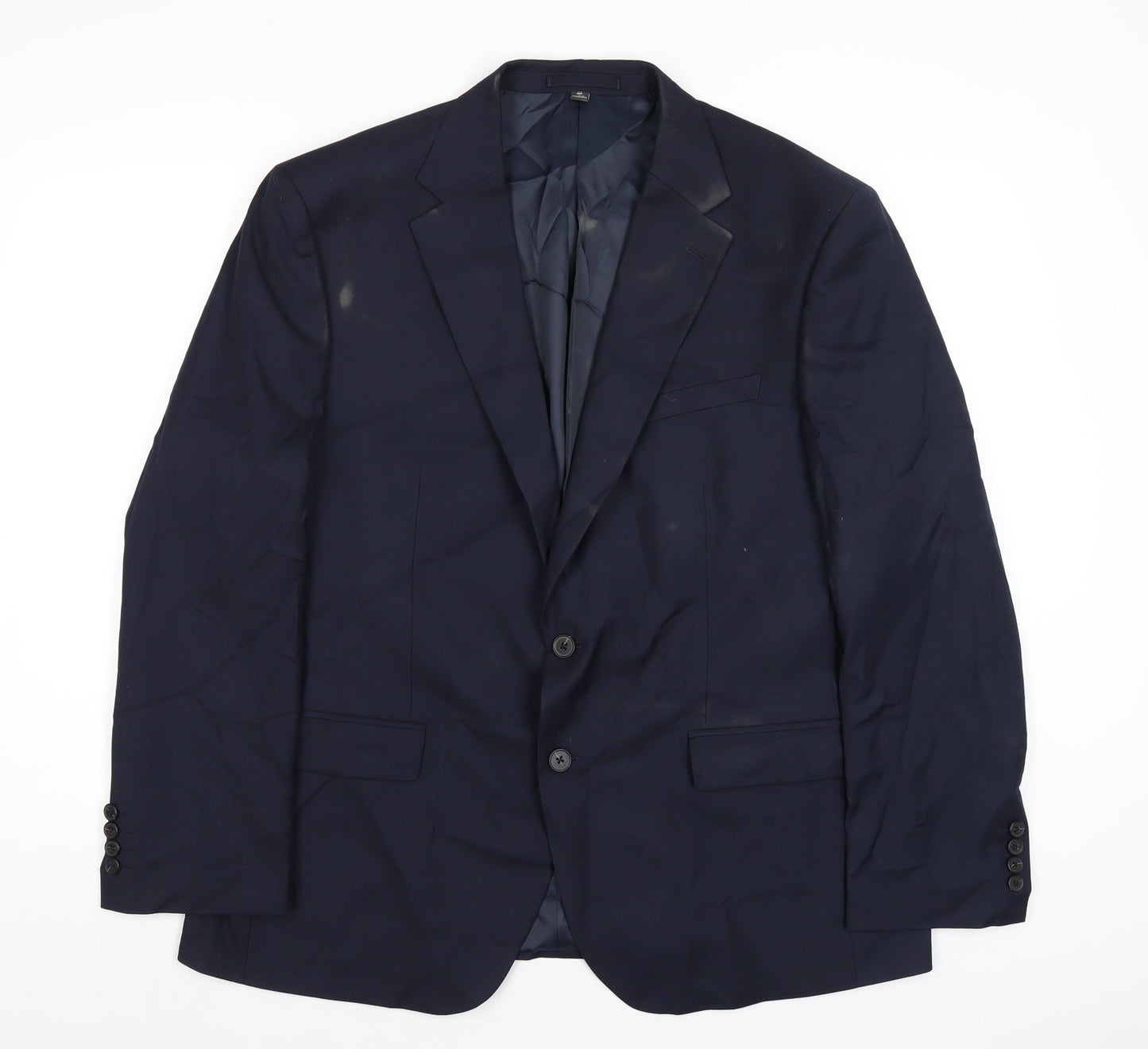 Mens UK Size 44 Marks and Spencer Regular Blue Suit Jacket