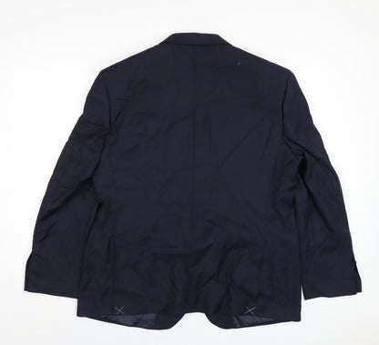 Mens UK Size 44 Marks and Spencer Regular Blue Suit Jacket