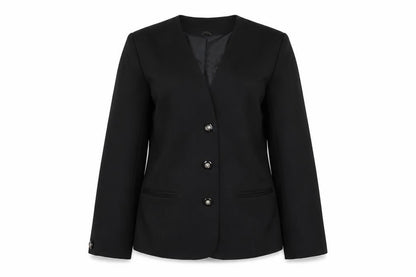 Womens UK Size 10 Classics Black Jacket