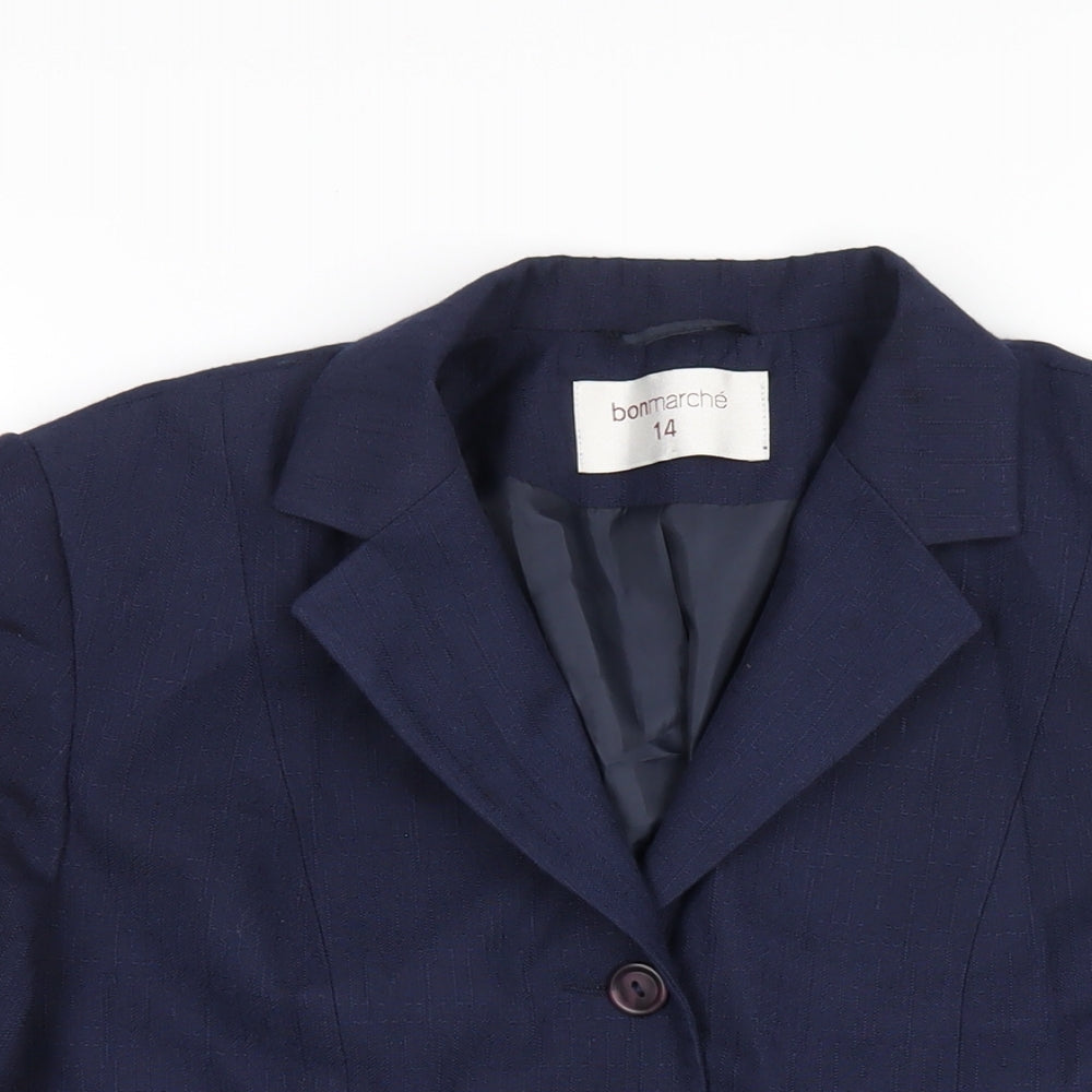 Womens UK Size 14 Bonmarché Blue Jacket