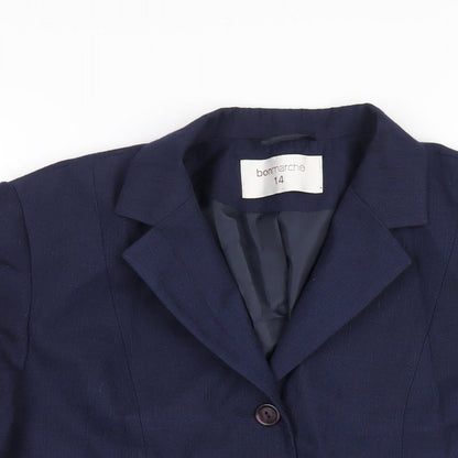 Womens UK Size 14 Bonmarché Blue Jacket