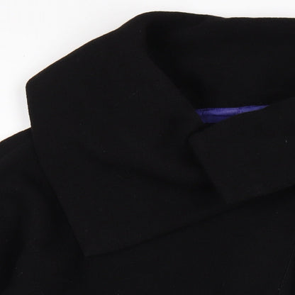 Womens UK Size 10 French Connection Black Pea Coat