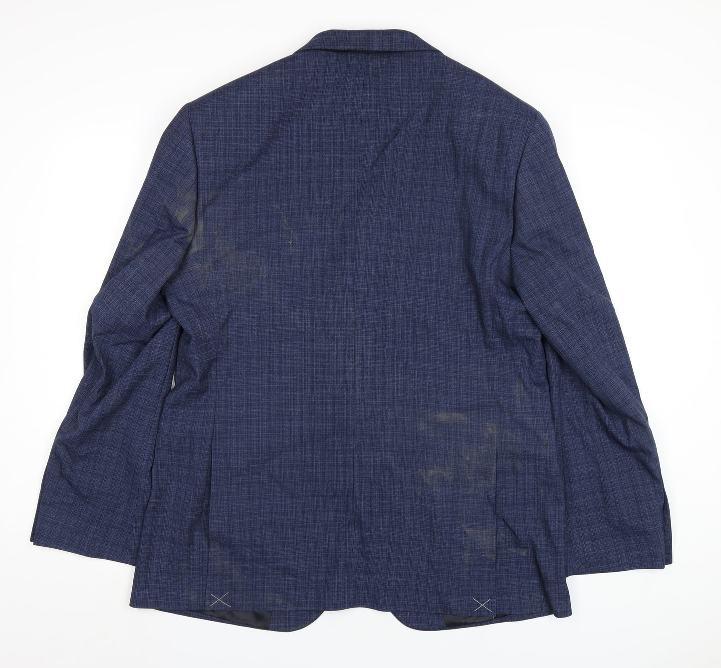 Mens UK Size 42 Marks and Spencer Regular Blue Suit Jacket