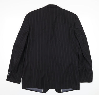 Mens UK Size 42 French Connection Regular Black Suit Jacket