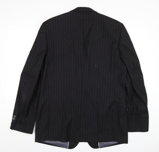 Mens UK Size 42 French Connection Regular Black Suit Jacket