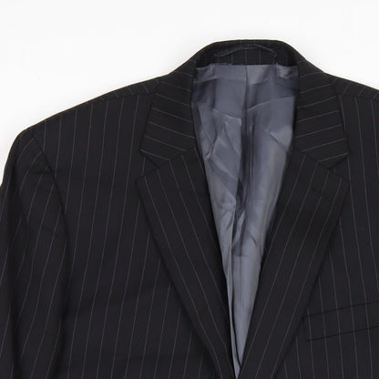Mens UK Size 42 French Connection Regular Black Suit Jacket
