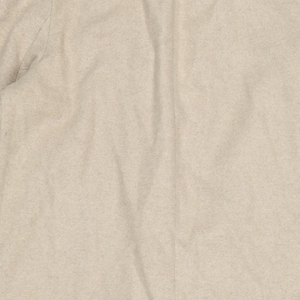 Womens UK Size 8 Topshop Beige Overcoat