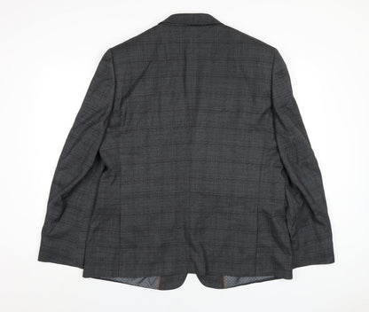 Mens UK Size 46 Burton Regular Grey Suit Jacket