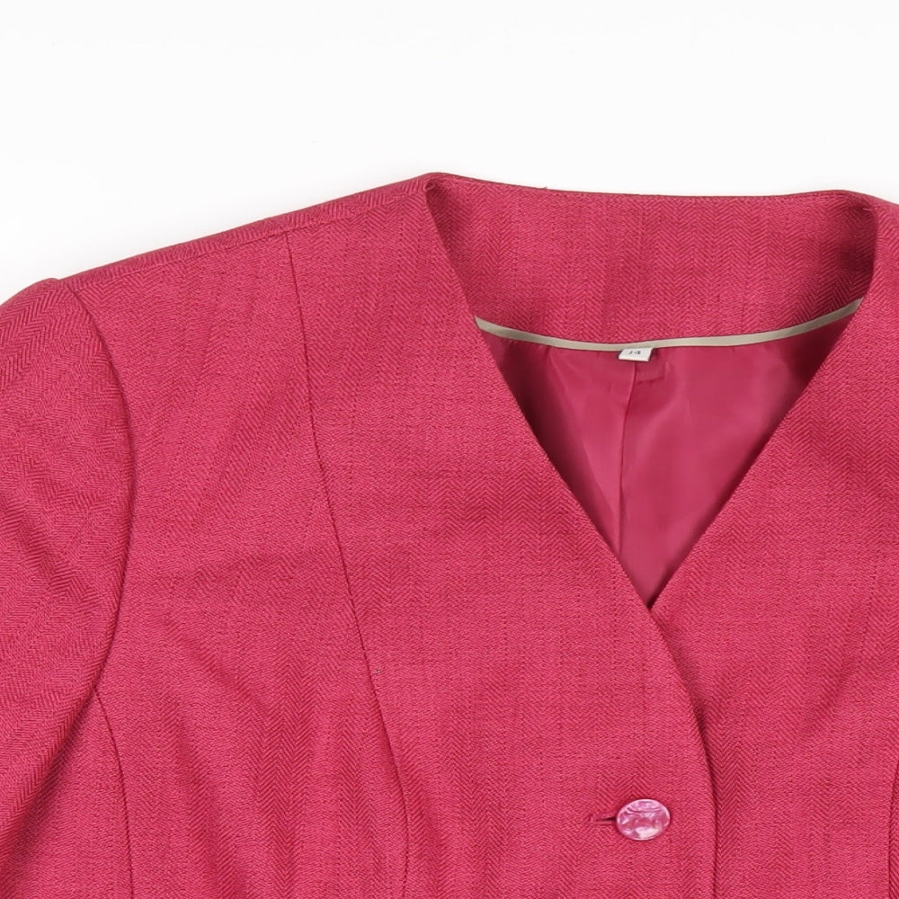 Womens UK Size 14 EWM Pink Jacket