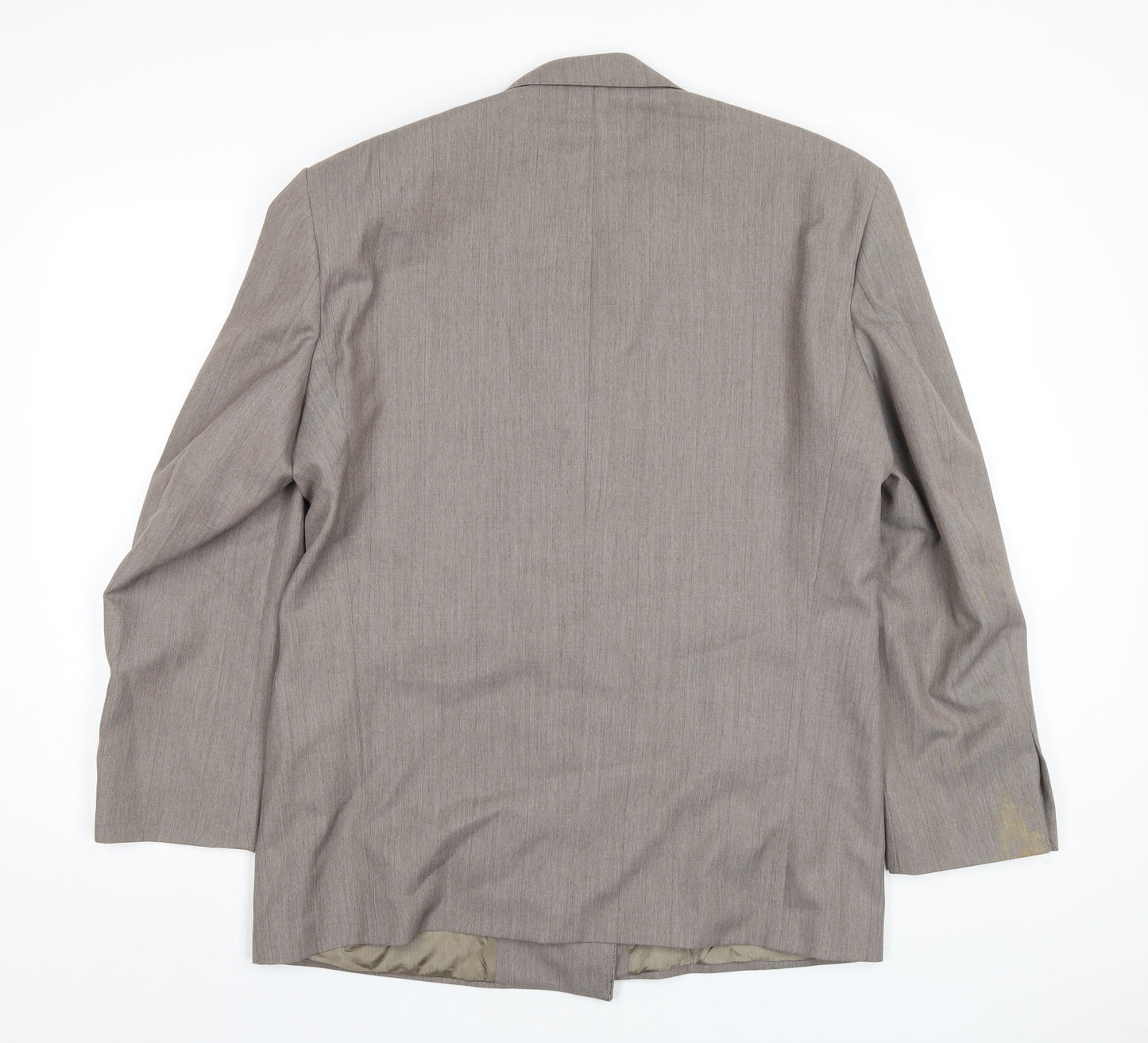 Mens UK Size 40 Hector James Regular Beige Suit Jacket