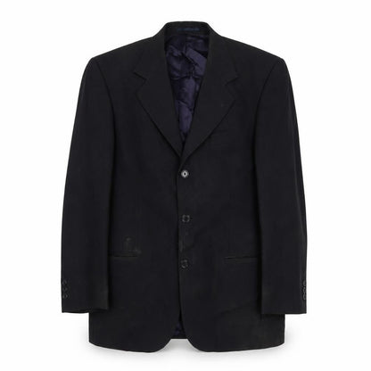 Suits Your Mens Black Polyester Jacket Blazer Size 38 Regular